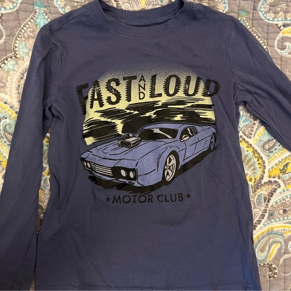 Bundle of 5 Carters/OshKosh Boys Long Sleeve Graphic T-Shirts 4/4A - Picture 3 of 11